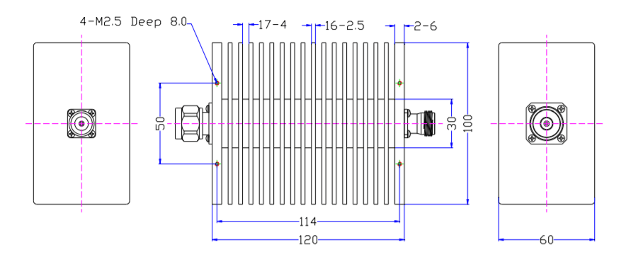 RF Attenuator From DC to 3GHz Rate at 100W(C).png