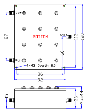 829.7~839.7MHz and 846.3~856.3MHz Diplexer.png