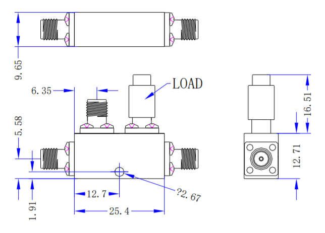 6~18GHz 6dB Directional Coupler9.png