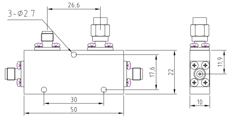 2~10GHz 6dB Directional Coupler9.png
