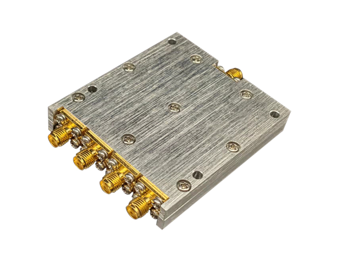 4 Way Power Divider</p> From 0.5GHz to 6GHz